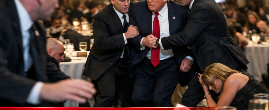 Trump é Retirado às Pressas após Ataque a Tiros em Jantar com Jornalistas em Washington